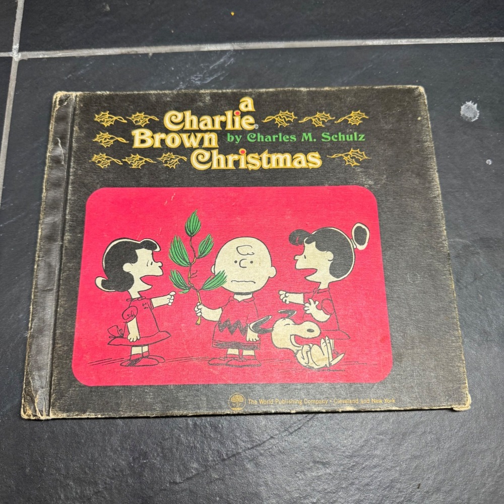 RARE Vintage 1965 A Charlie Brown Christmas Book Charles M Schulz First Printing